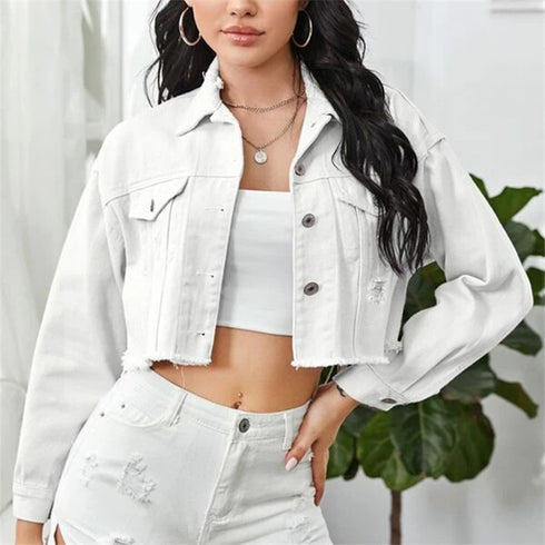 Women's Denim Vest Short Denim Jacket - ROUTINE FASHION
